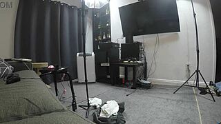 Scarlett Johnson gives a detailed footjob from POV, focusing on her teen fetish skills.