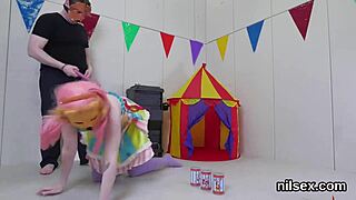 Horny Sweetie Endures Painful Anal Treatment In Butthole Madhouse