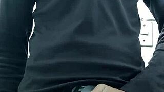 Hot guy indulges in solo play with his tasty penis.