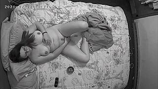 Hey, busty milf caught us twice and exploded with double orgasm