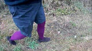 pantyhose outdoor adventure