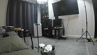 Scarlett Johnson gives a detailed footjob from POV, focusing on her teen fetish skills.