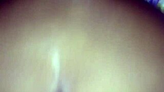 Curvy ebony with big tits hints at sloppy deepthroat fun