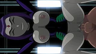 Teen 18+ with natural tits and pussy engages in extended sex tribute