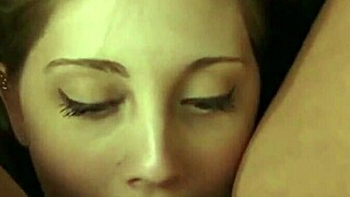 pretty girl passionately licks her girlfriend's pussy 😘