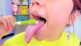 Why Does Lila Jordan Spit Saliva on Webcam with Huge Tongue