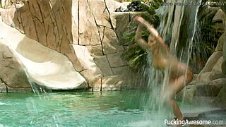 christie stevens has an awesome fuck with her neighbor outdoors