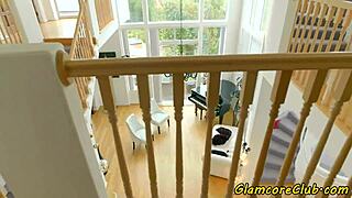 Classy babe rides in cowgirl