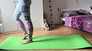 Sexy yoga into stimulating dance for the body God created
