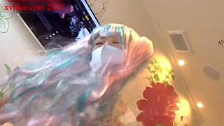 Nana Rides Cowgirl With Hard Thrusts And Handjob Ejaculation In Angel Cosplay