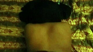 Slow back stroking in hotel quickie