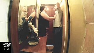 She says, Fuck that fat pussy hard against the wall