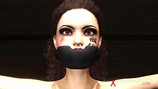 Crazy Intense Fuck with Busty Slut in Restraints by BBC