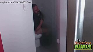 Rafaella Denardin shows huge tits in steamy shower!