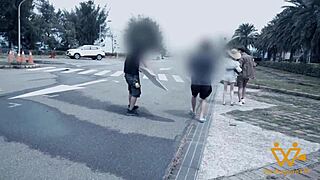 Did you see the sex after the beach with that 19-year-old Asian girl? Behind the scenes too!