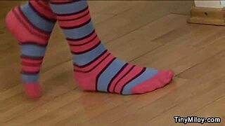 Watch teen Miley finger her tight pussy!