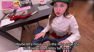 The cute teen questions what she's willing to do for the rough role.