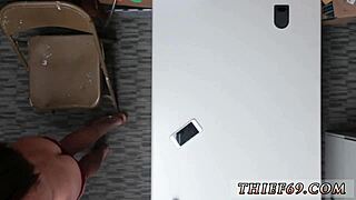 Fake Police Officer Bangs Black Girl Cop First Time