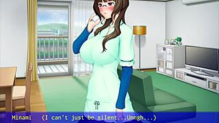 neighbor spies on steamy hentai sex scenes in wild game pt1