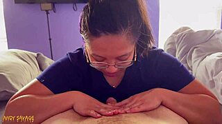 Nurse Jaya throatfucks Andy Savage until messy facial