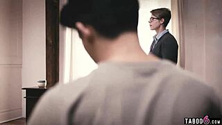 Emo students tease with pussy licking, then plunge into anal fucking after class.