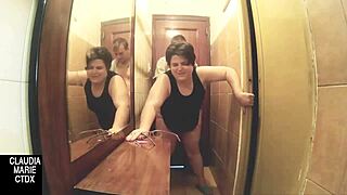 She says, Fuck that fat pussy hard against the wall