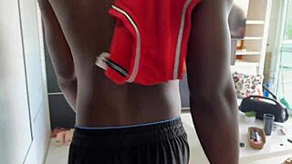 yo, invited a big black cock stud to our wild party with marlon costa and forró chick