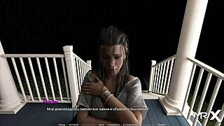 Wet anime girl warms up pussy!