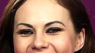 Naughty Peach Swallows Cumshot Facial In Blowbang