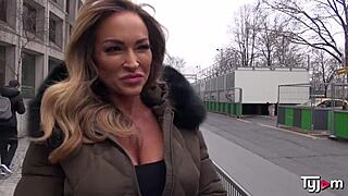 Hey, wanna see gorgeous milf Aubrey Black bang a French guy?