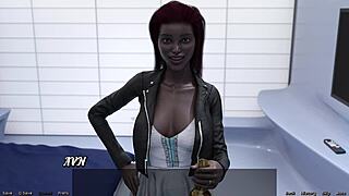 Stranded in space 121, a married black milf goes down hard with intense action.