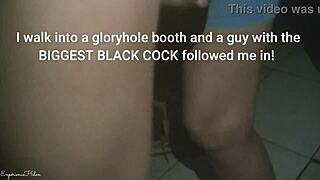 Look, Helena Price here, sucking cum from a big black cock while hubby films at gloryhole!