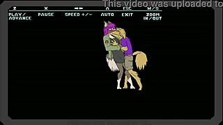 Predation Scenes In Cartoon Game World