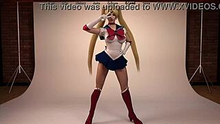 stepsister sends intimate photos in sailor moon cosplay