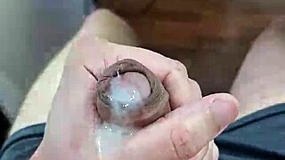 Brazilian twink with big dick explores solo.