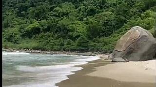 Ever Seen a Wild Beach Orgy with Everyone Watching Close?