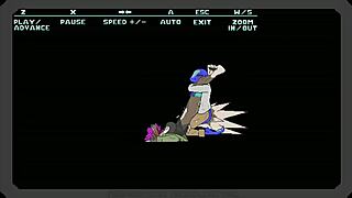 Predation Scenes In Cartoon Game World