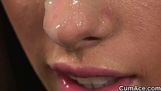 Frisky Babe, You Gotta See Her Gulping Jizz Load on Face