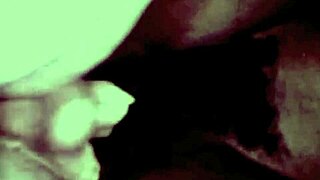 Vintage interracial threesome with white cocks and black pussy