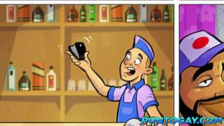 Virgin hitchhiker gives up tight ass to hung trucker on wild road trip. The ride turns rough and raw.