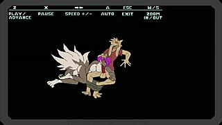 Predation Scenes In Cartoon Game World