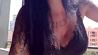 Neighbors keep staring at my big juicy boobs