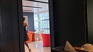 i’m shaking my sexy ass in no panties while hosts are out.