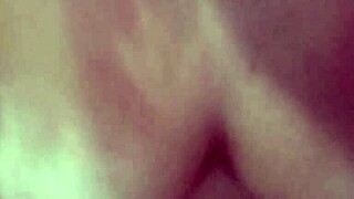 choking cowgirl ride with bouncing big natural tits