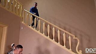 i love how one cock slams my ass while another doubles angel rivas pussy