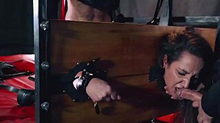 Milf slave submits to double penetration in BDSM dungeon - Xdominant 027