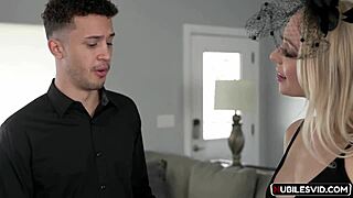 Braylin Bailey dresses for a funeral in family pie series.