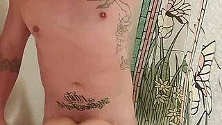 sonia takes anal in the shower