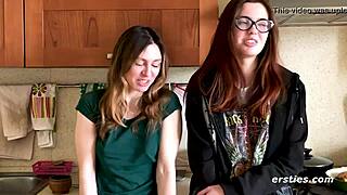 Hey, Ukrainian cuties Felicia and Lina grind so hot