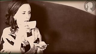 Sylvia Sucker Gives Sloppy Blowjob and Handjob to Petite Guy